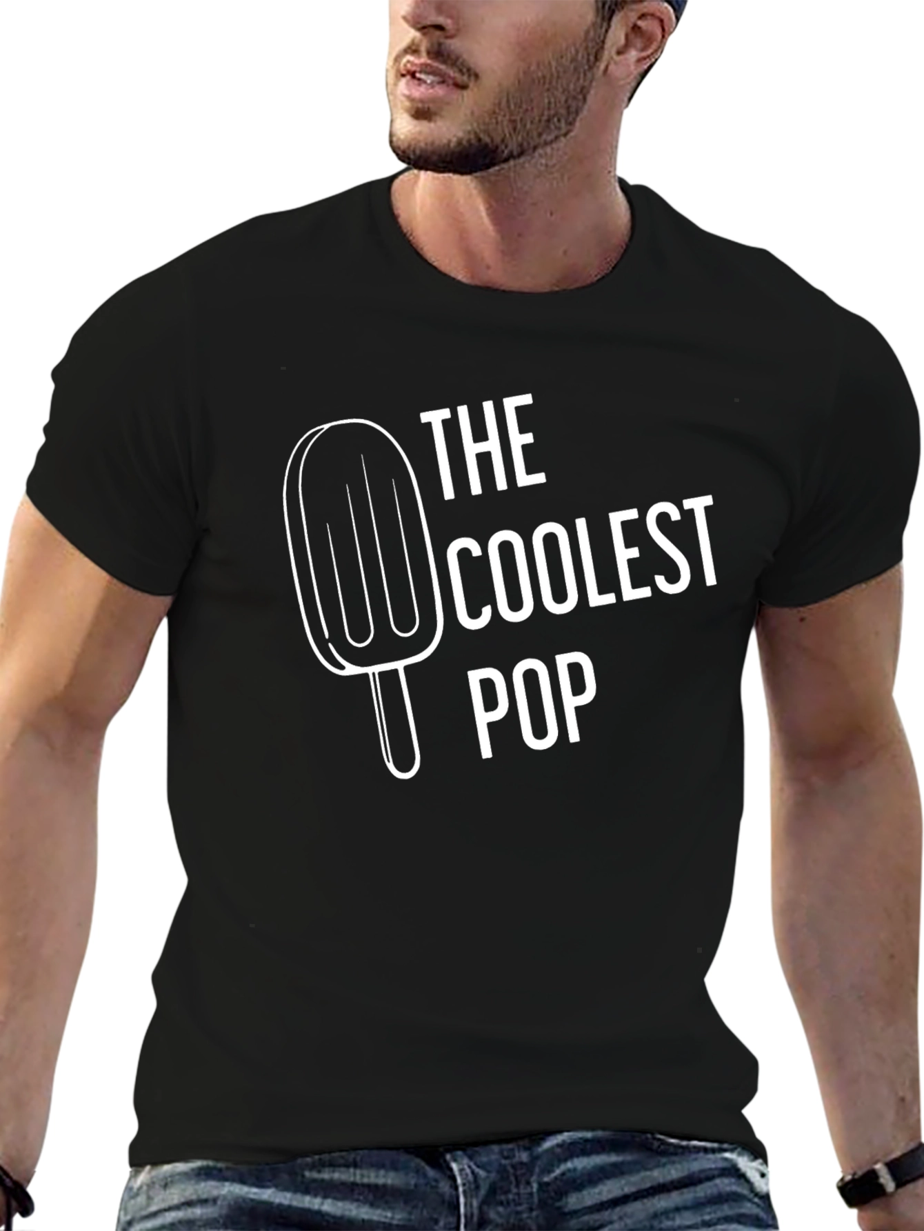 Camiseta Negra The Coolest Pop