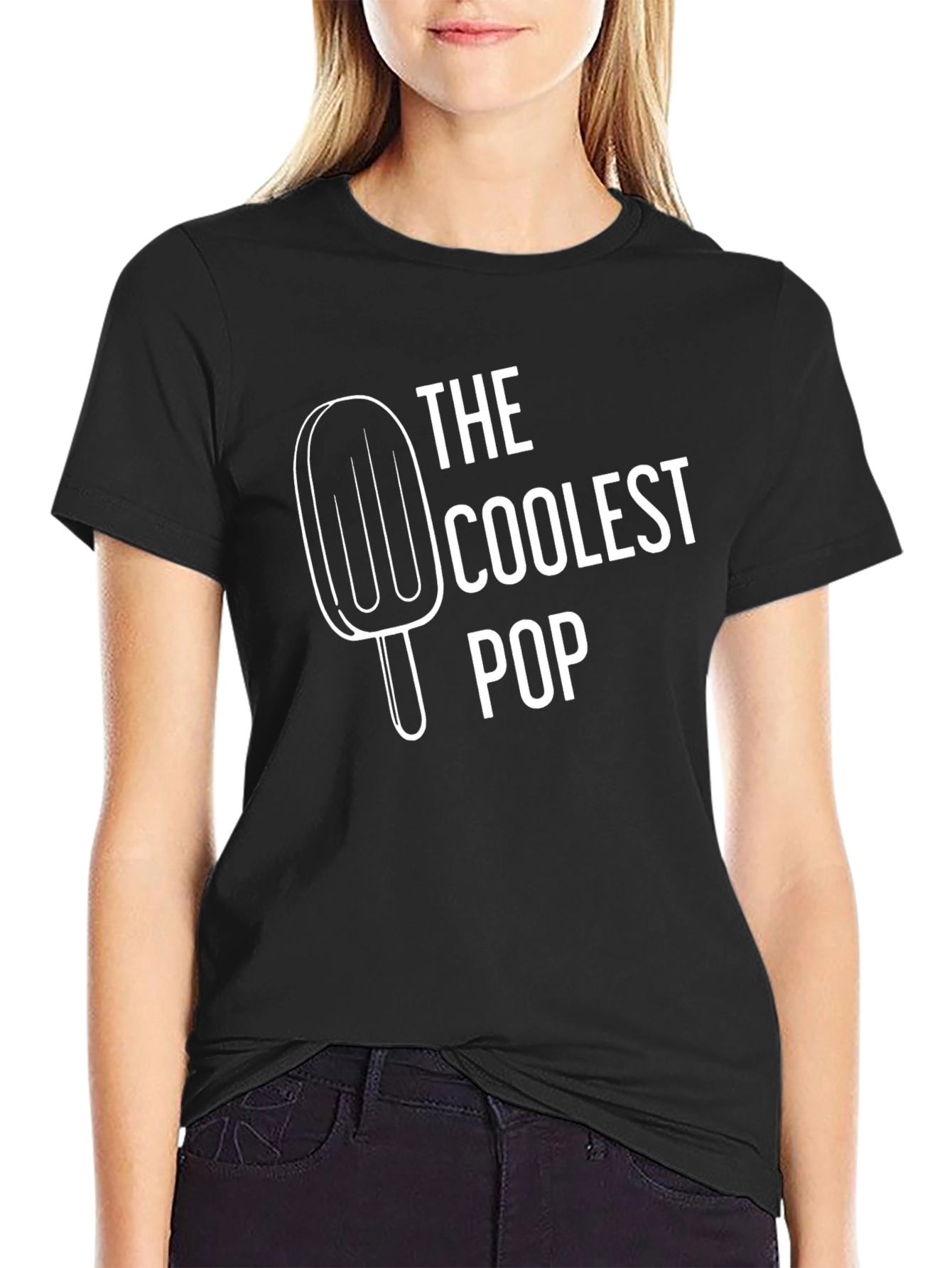 Camiseta Negra The Coolest Pop
