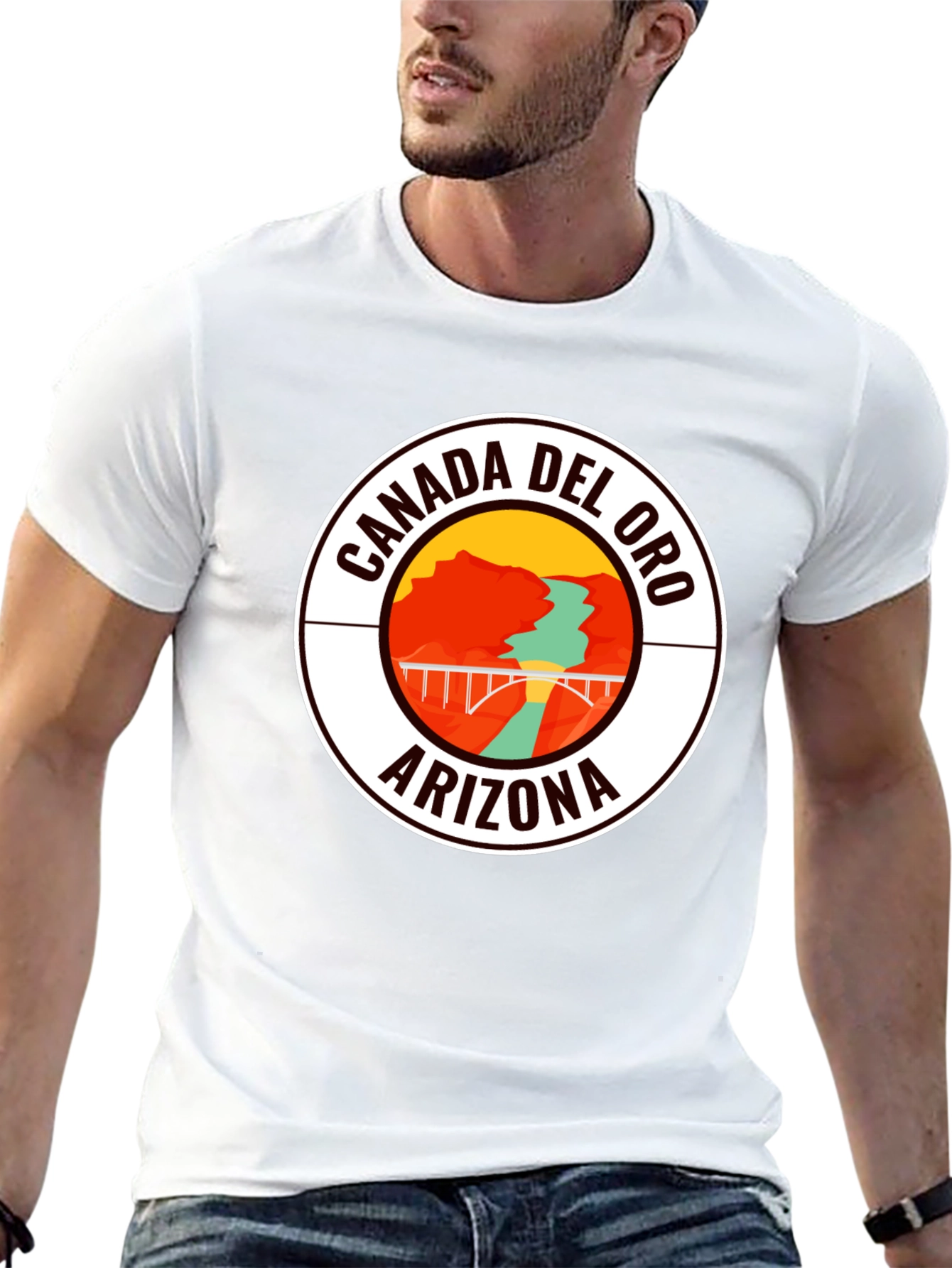 Camiseta Negra Cañada del Oro Arizona