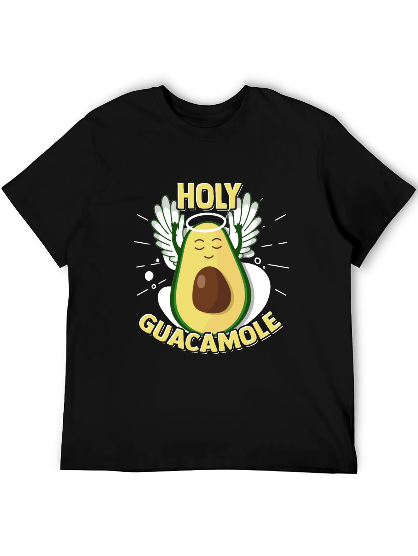 Camiseta Negra: Aguacate Santo Guacamole