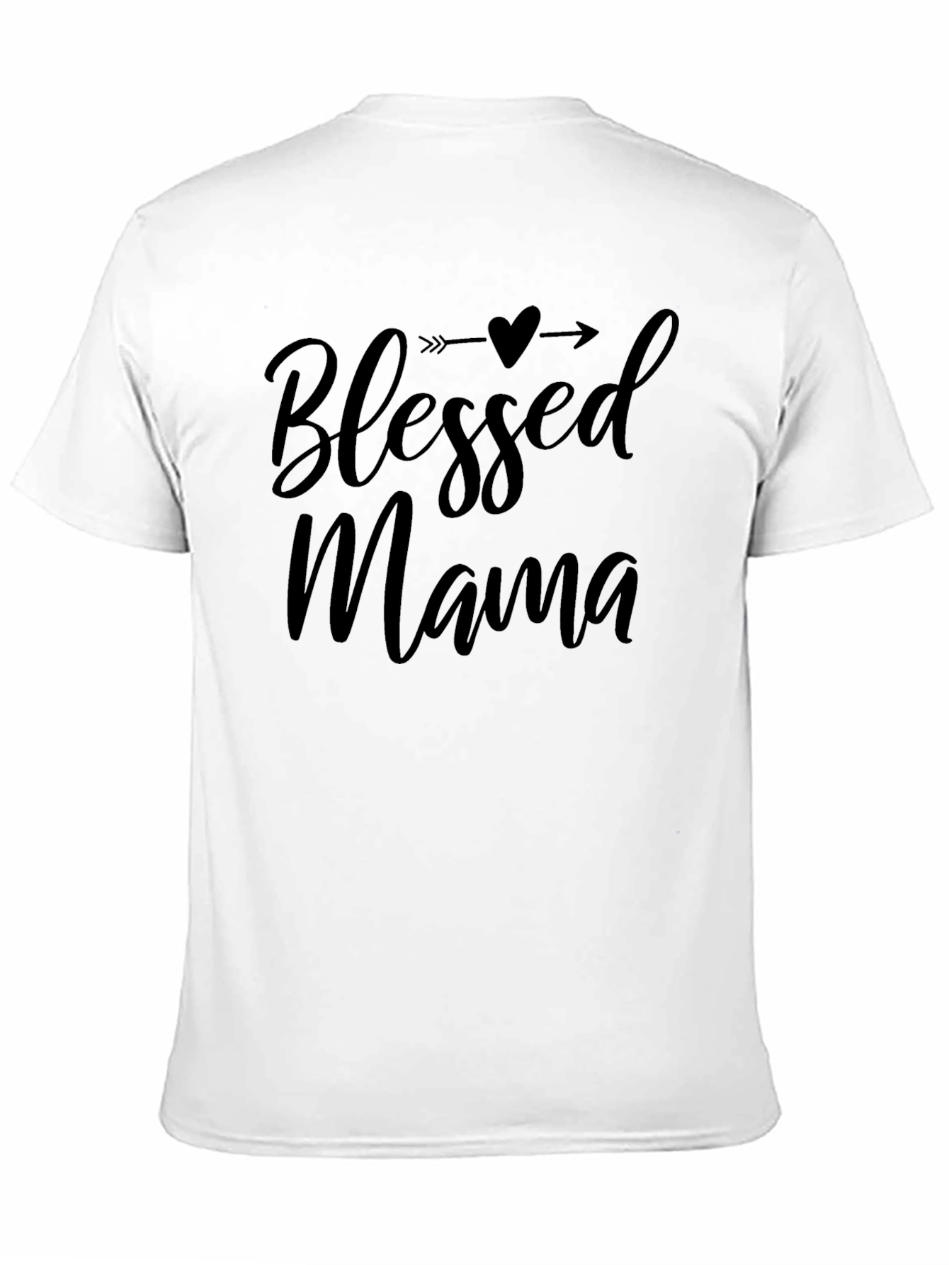 Camiseta Negra Blessed Mama para Mamás