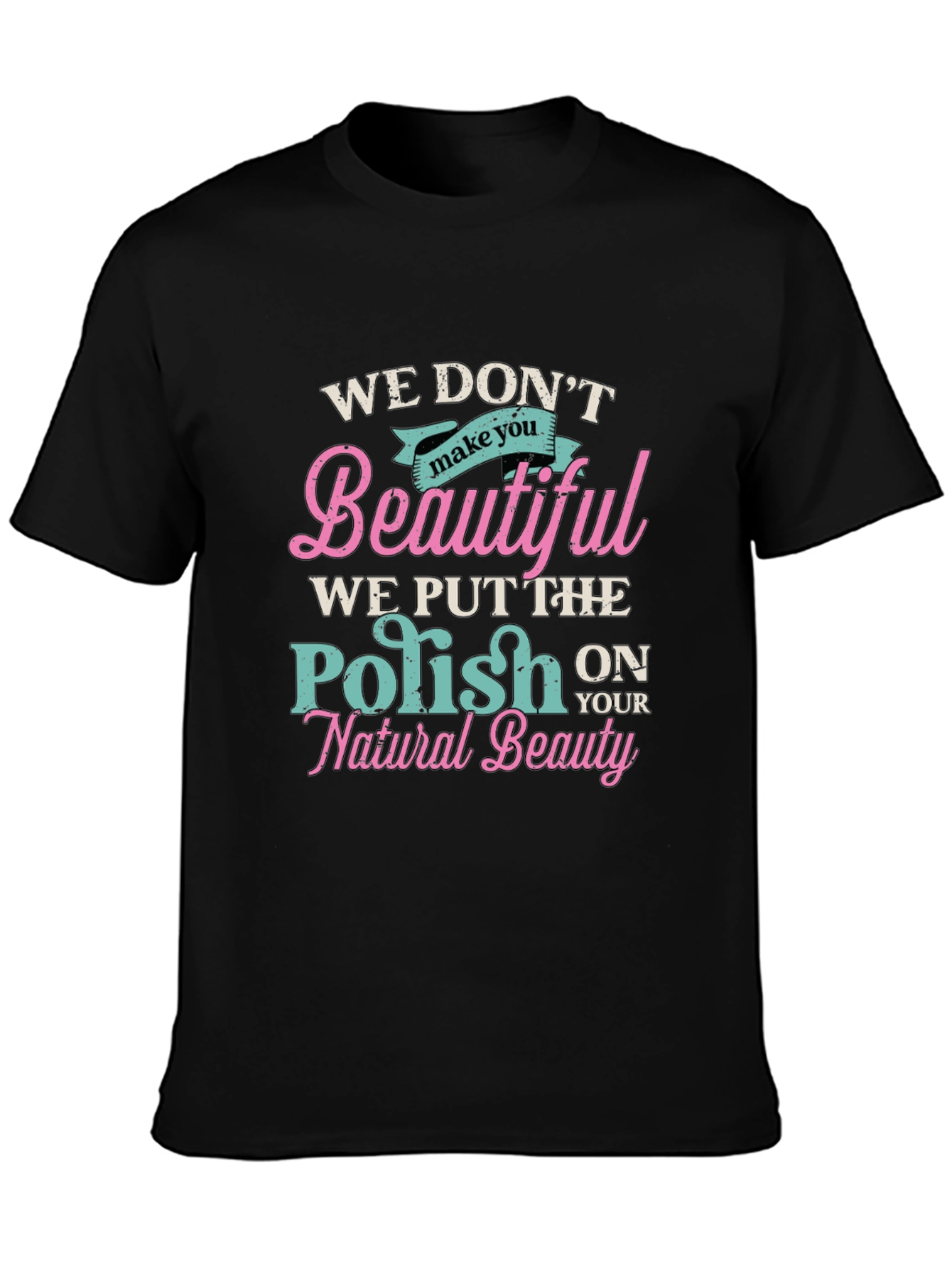 Camiseta Negra: Realzamos Tu Belleza Natural
