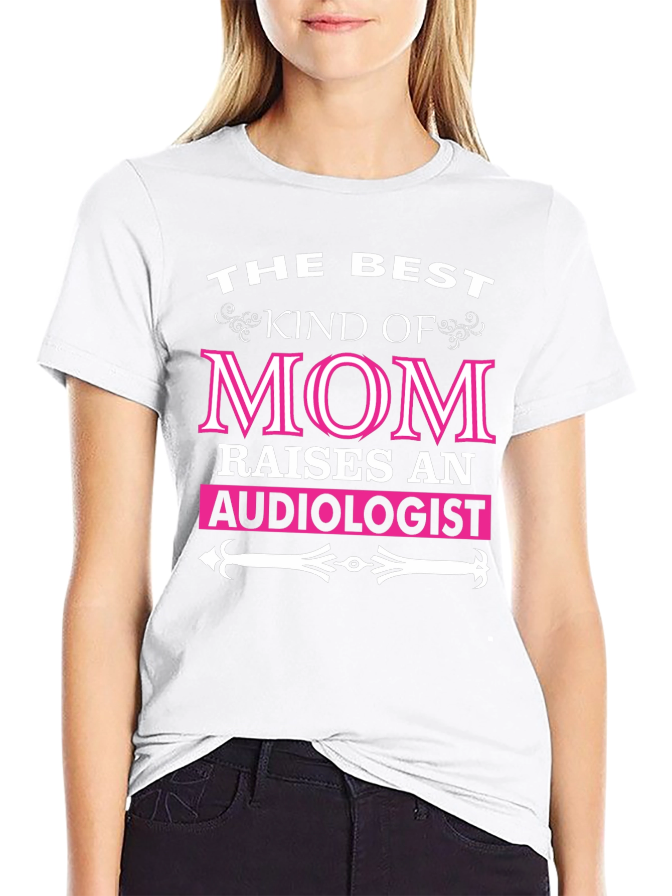 Camiseta La Mejor Mamá Cría a un Audiólogo