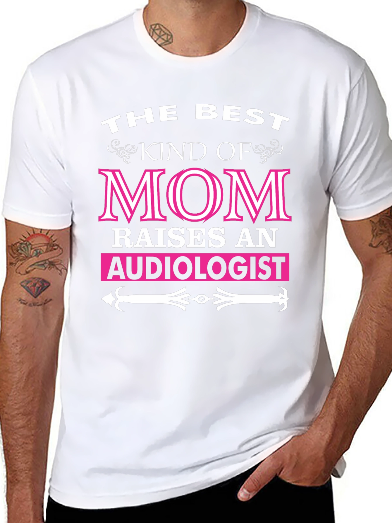 Camiseta La Mejor Mamá Cría a un Audiólogo