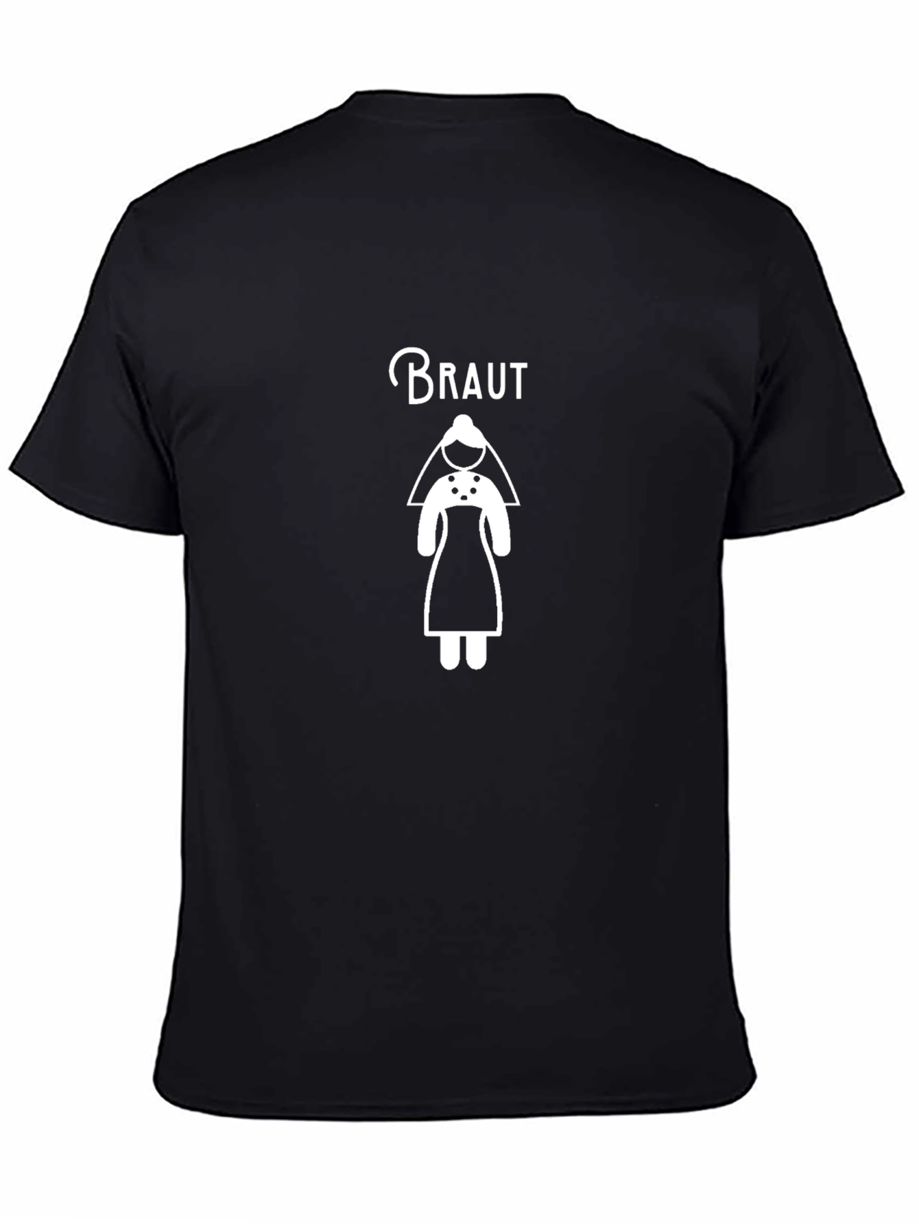 Camiseta Negra Braut para Despedida de Soltera