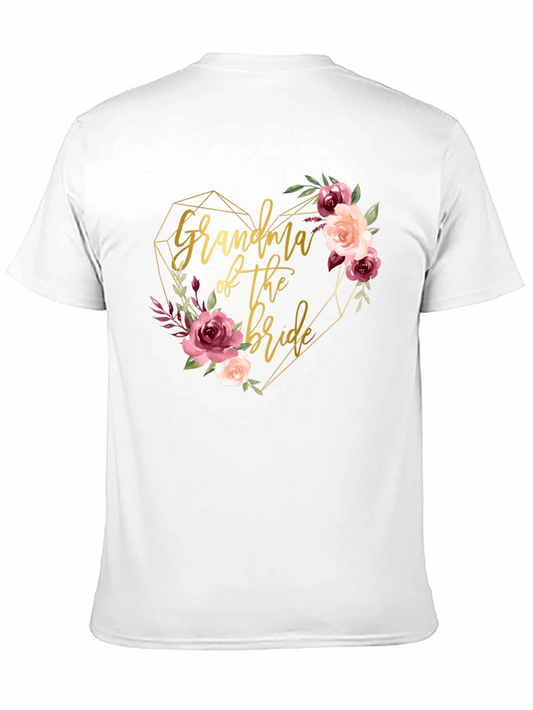 Camiseta Abuela de la Novia - Diseño Floral