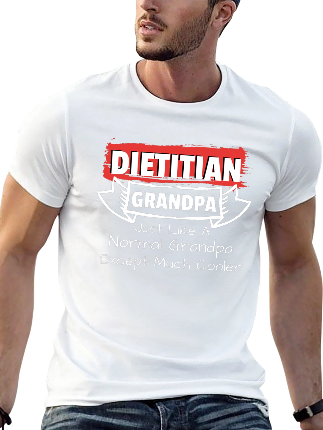 Camiseta Dietista Abuelo - Divertida y Original