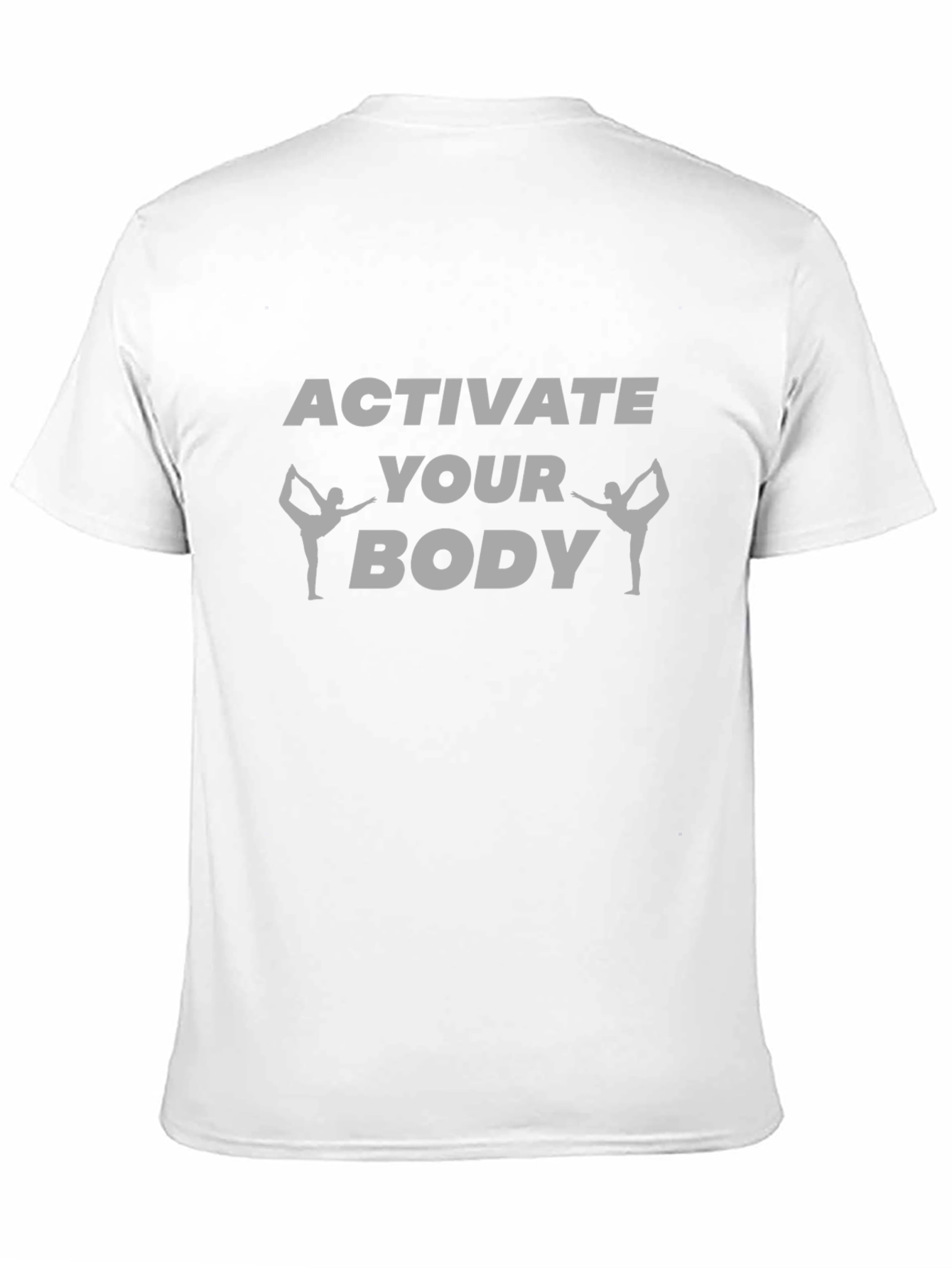 Camiseta Negra: Activa tu cuerpo con yoga