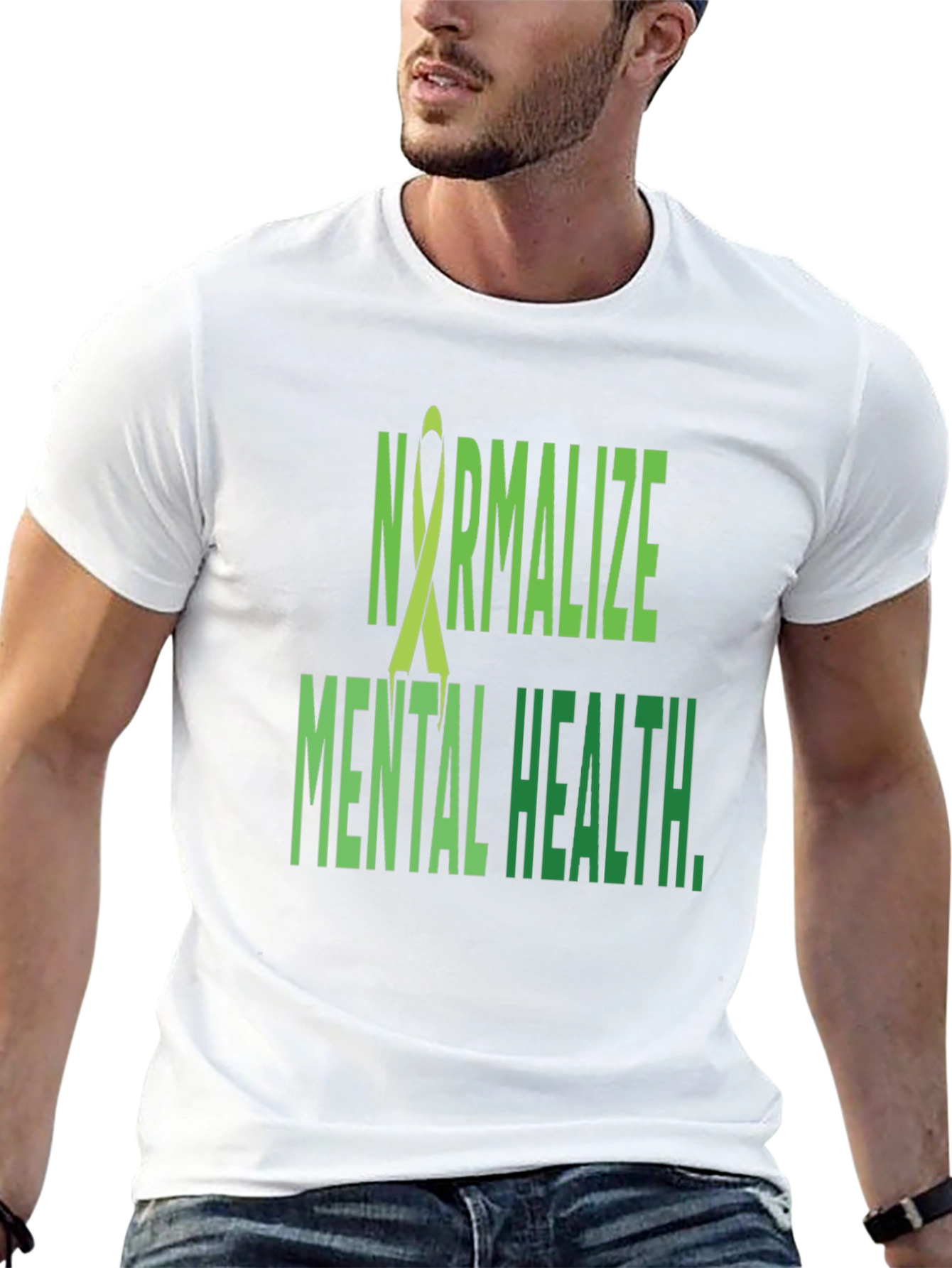 Camiseta Negra Normalizar la Salud Mental