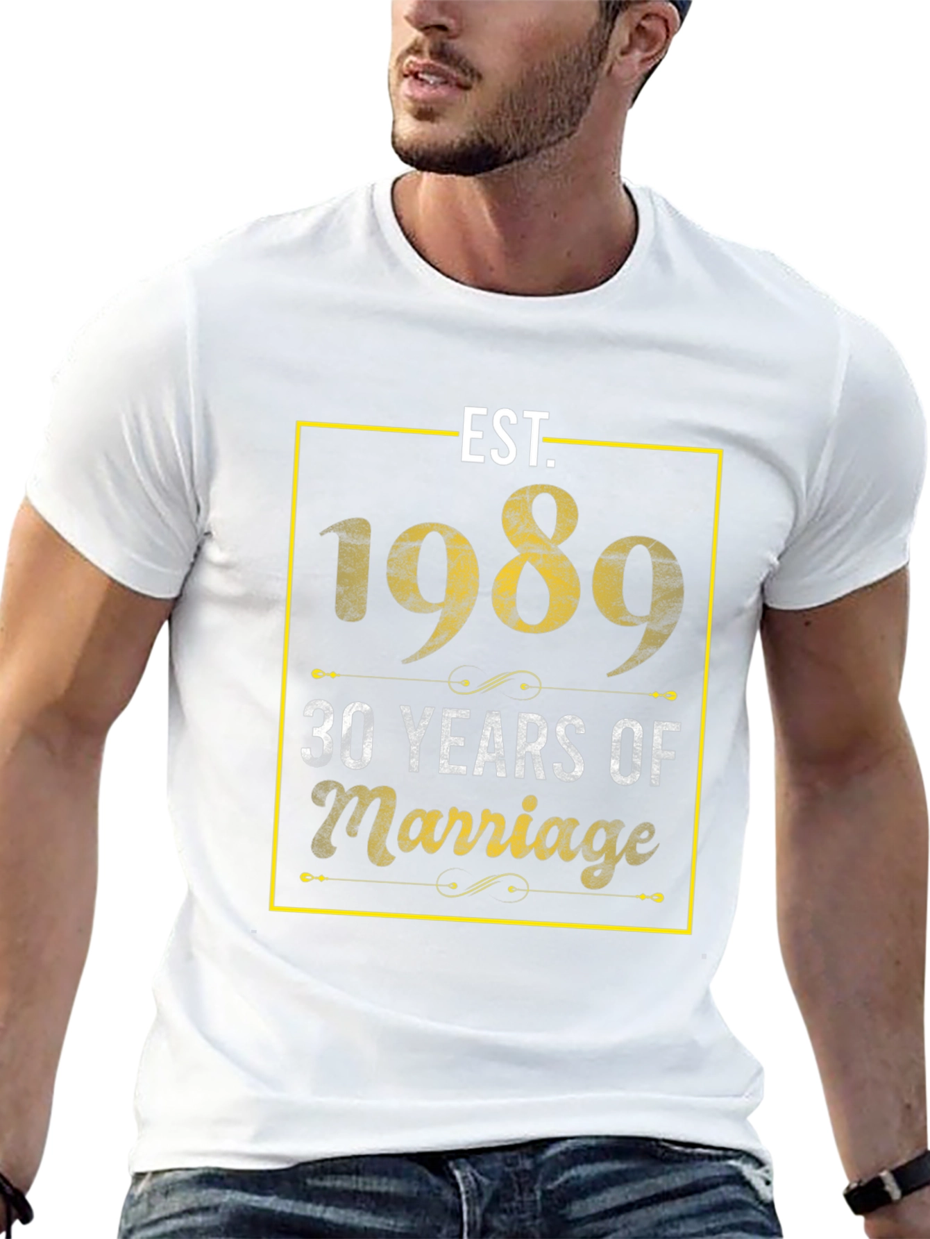Camiseta Est. 1989 - 30 años de Matrimonio