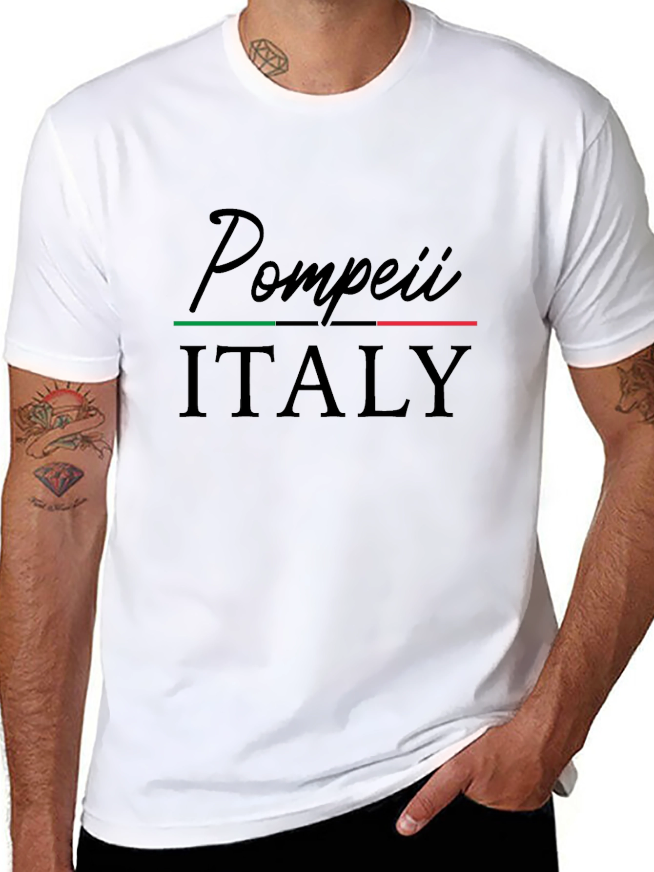 Camiseta Pompeii Italia Diseño Único