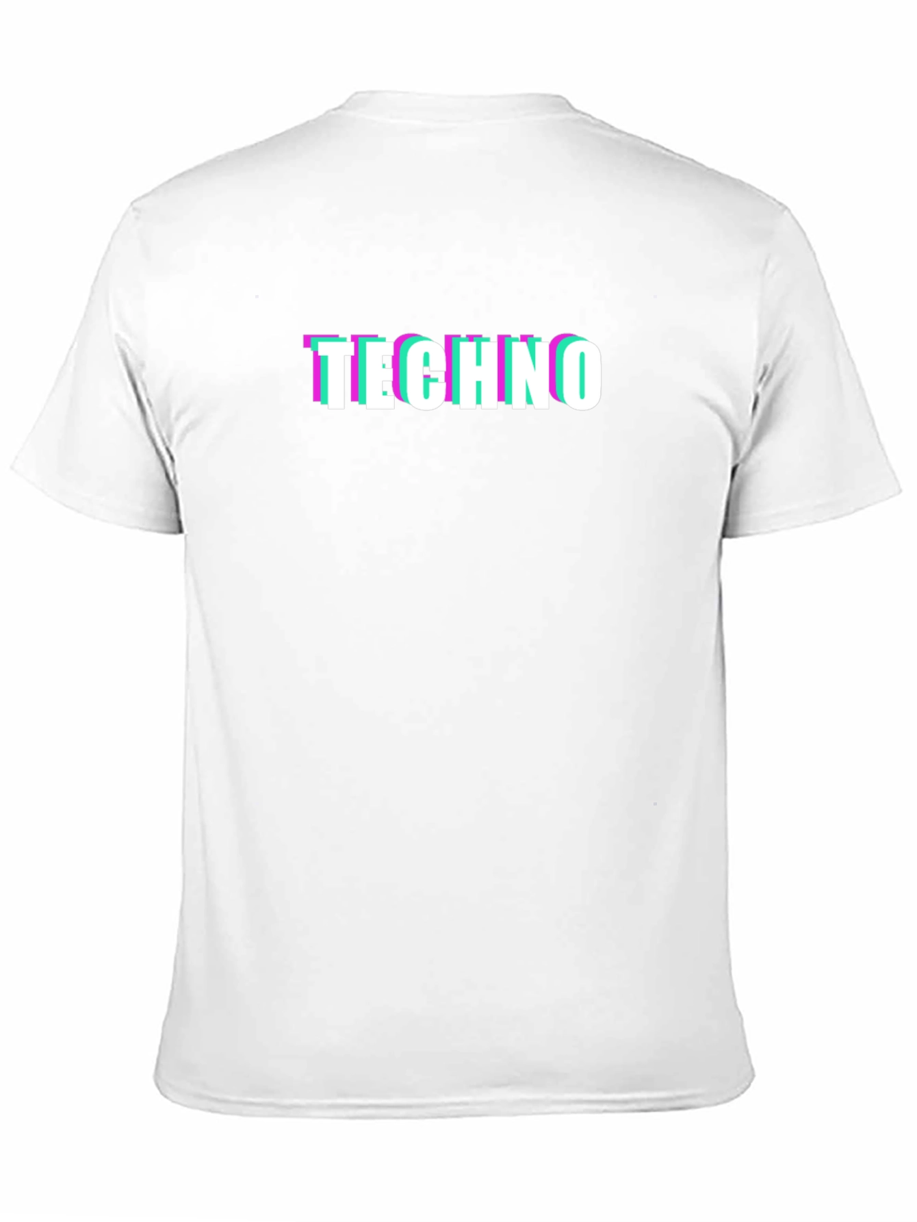 Camiseta Negra Techno Glitch