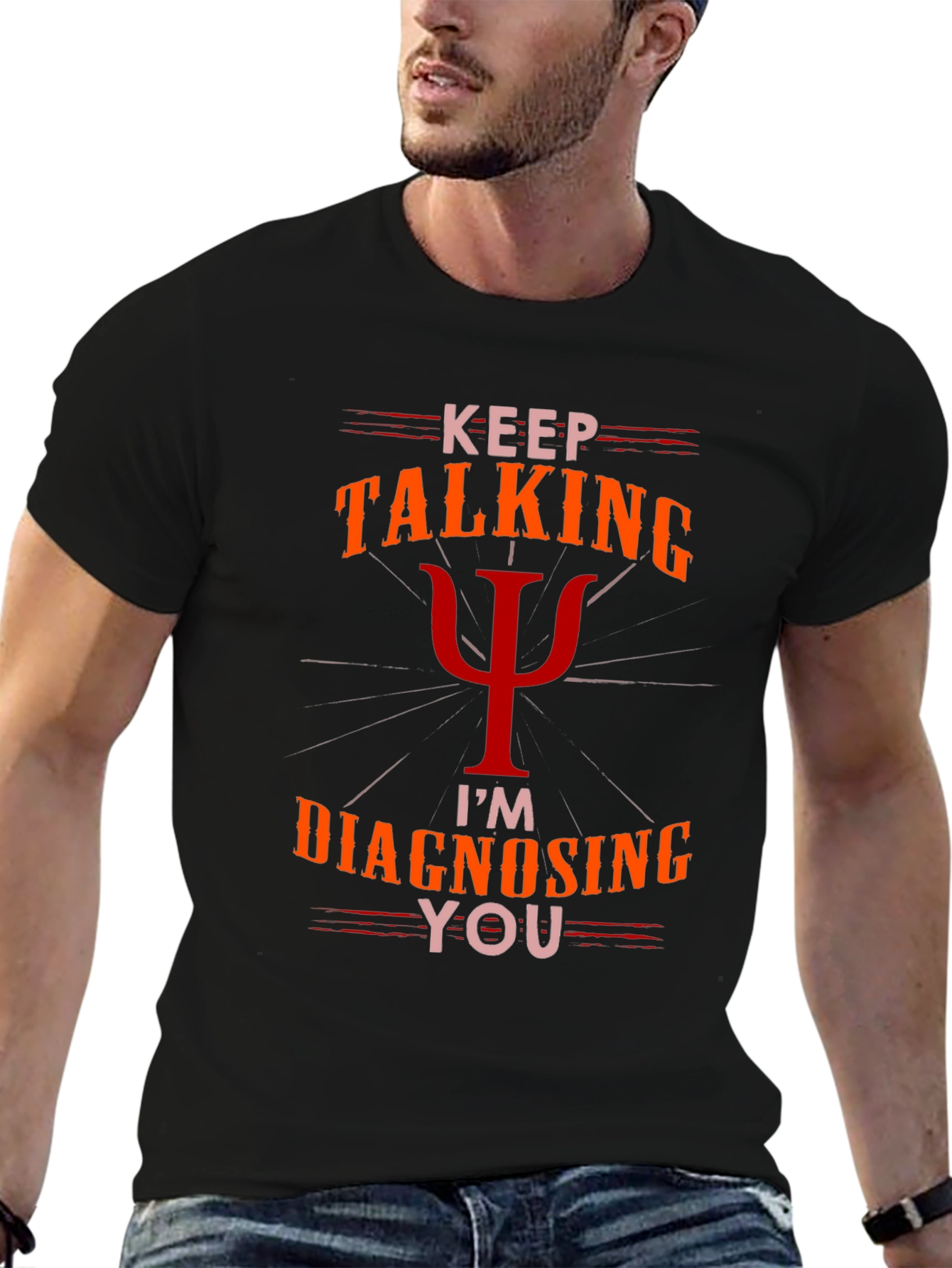 Camiseta Psicología: Sigue Hablando Te Diagnostico