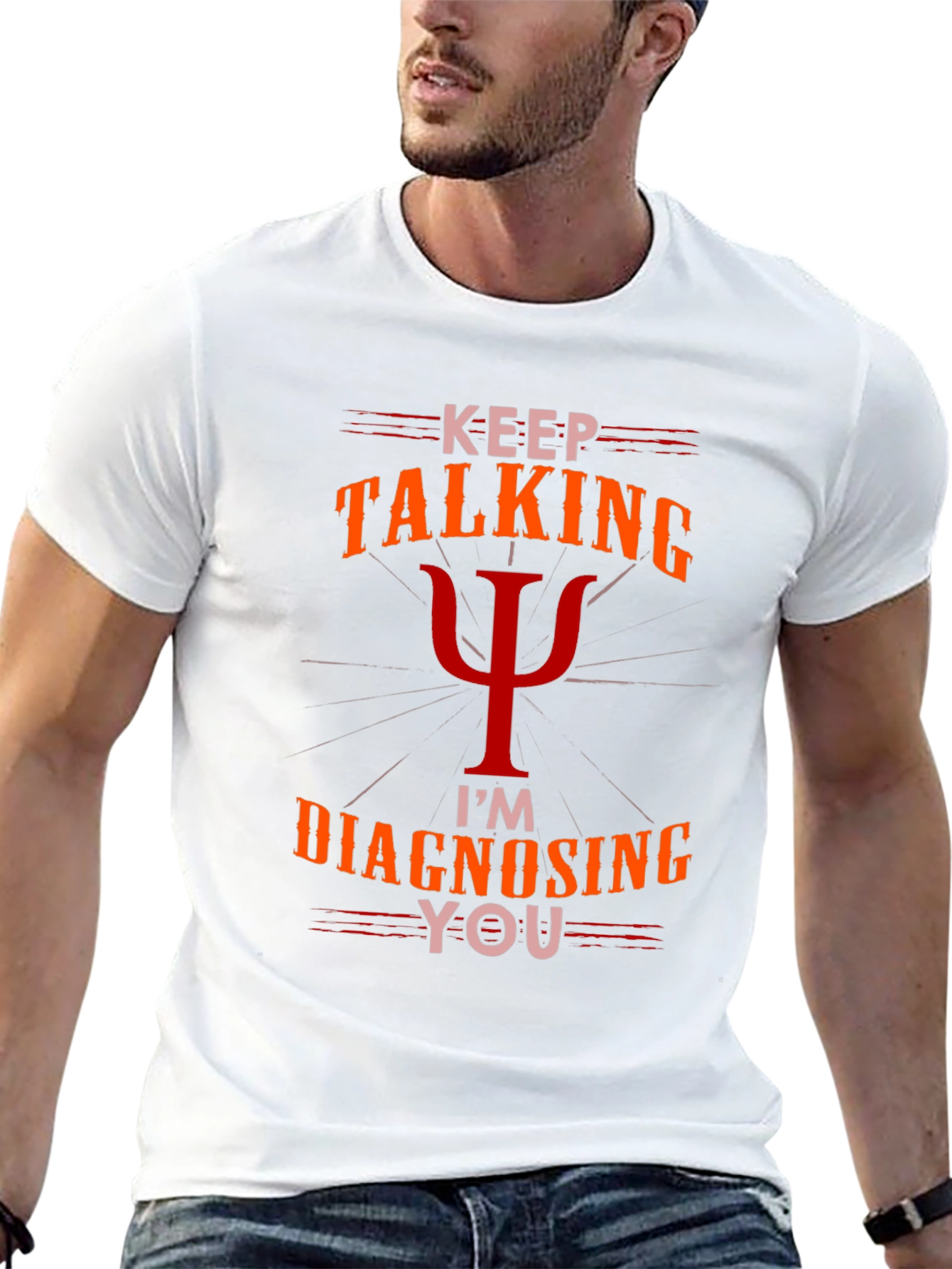 Camiseta Psicología: Sigue Hablando Te Diagnostico