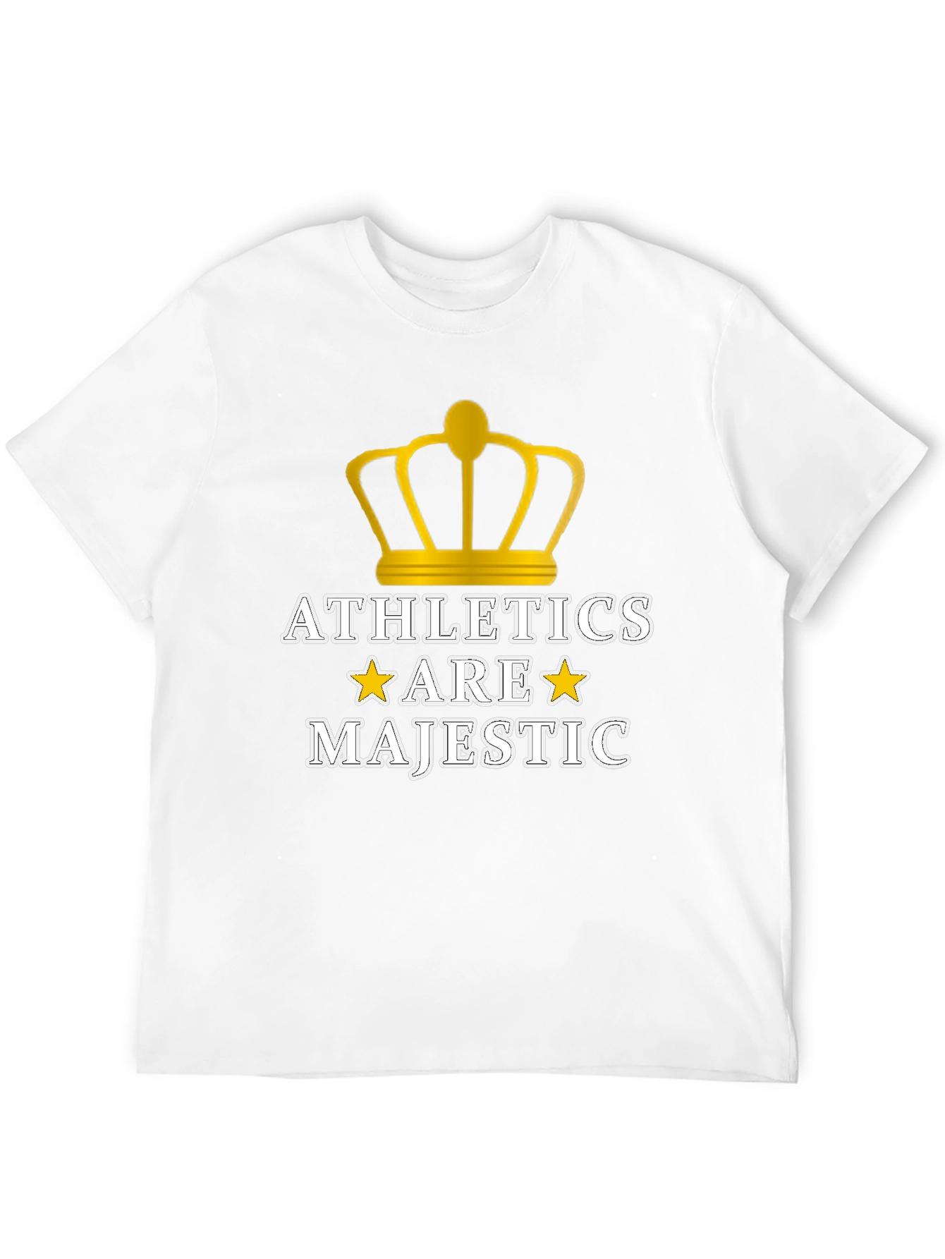 Camiseta Negra Athletics Are Majestic