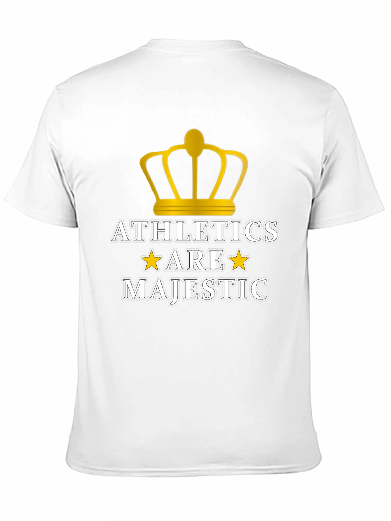 Camiseta Negra Athletics Are Majestic