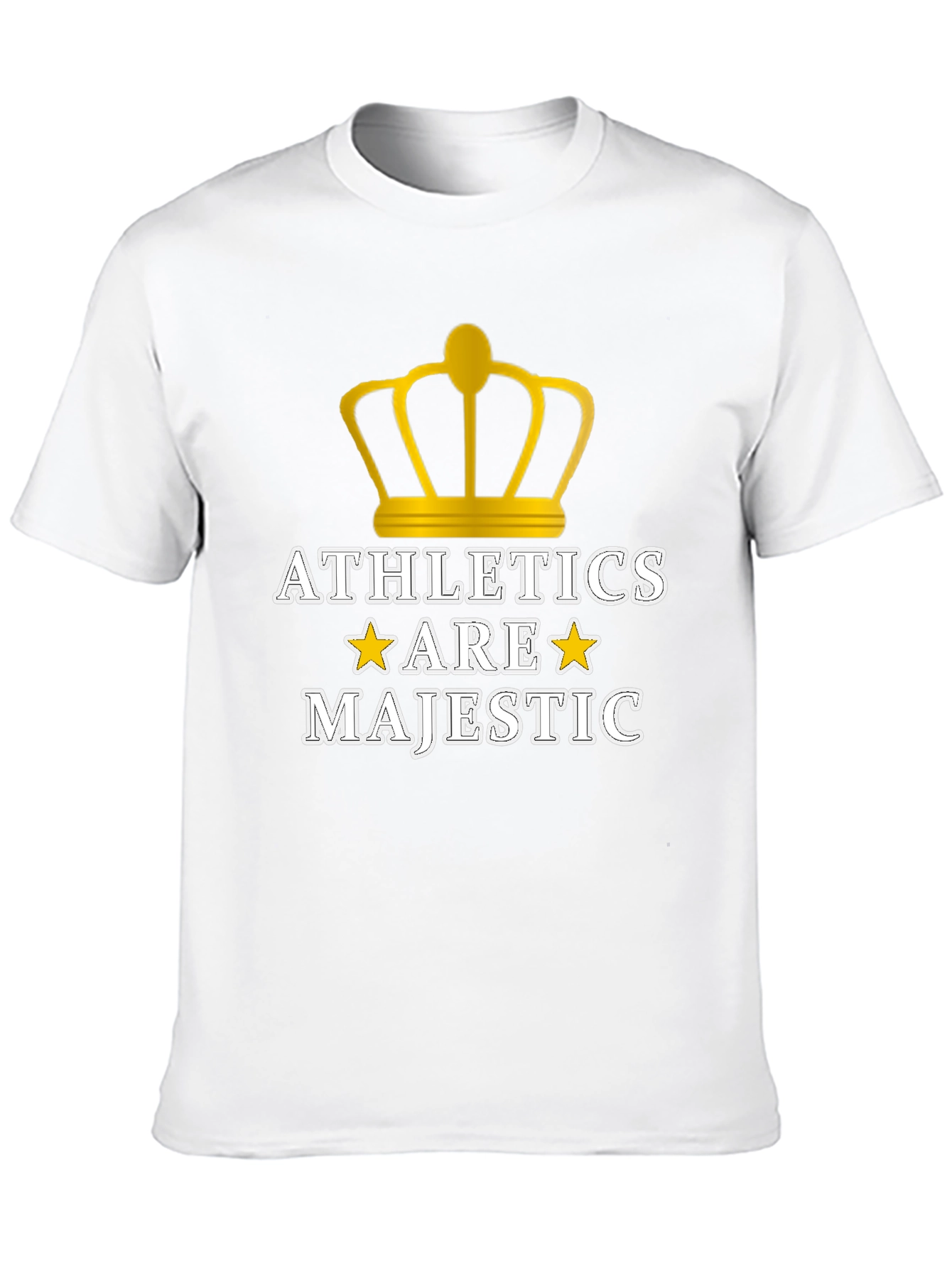 Camiseta Negra Athletics Are Majestic