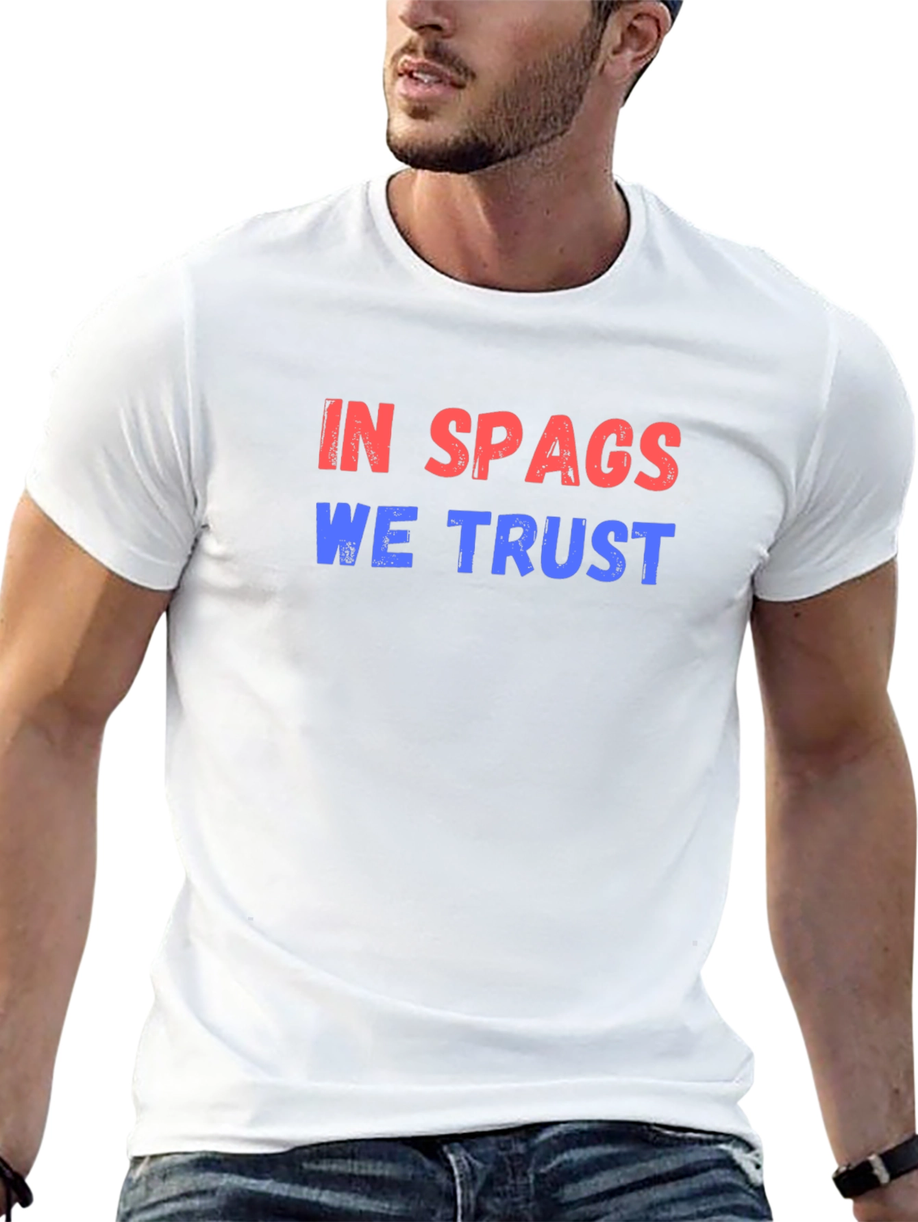 Camiseta Negra In Spags We Trust