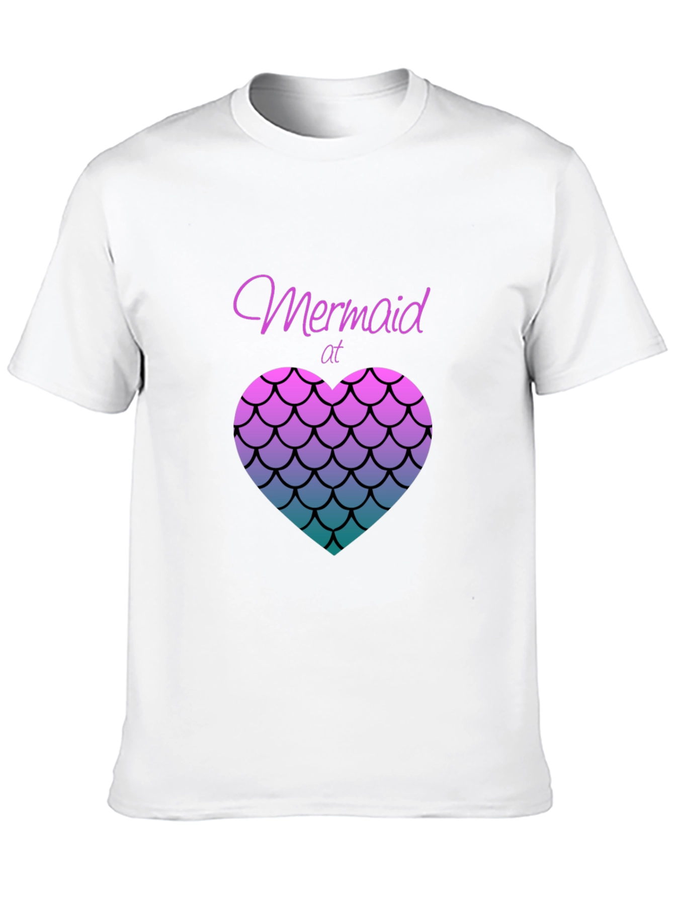 Camiseta Negra Mermaid At Heart