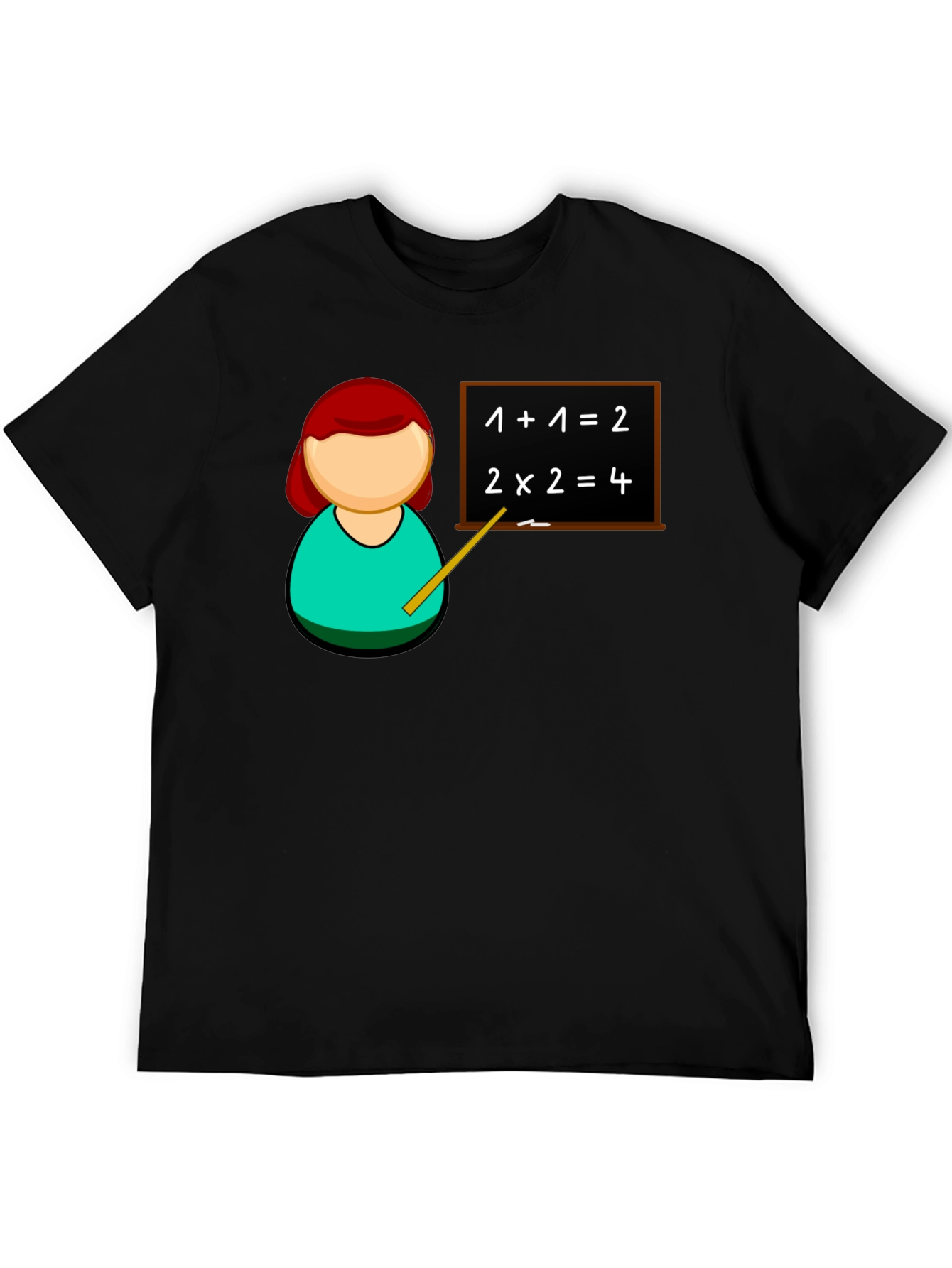 Camiseta Negra Profesor Matemáticas