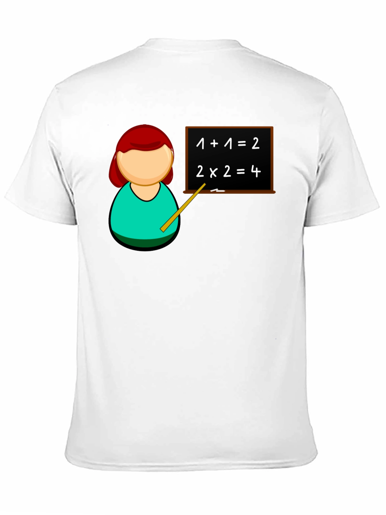 Camiseta Negra Profesor Matemáticas