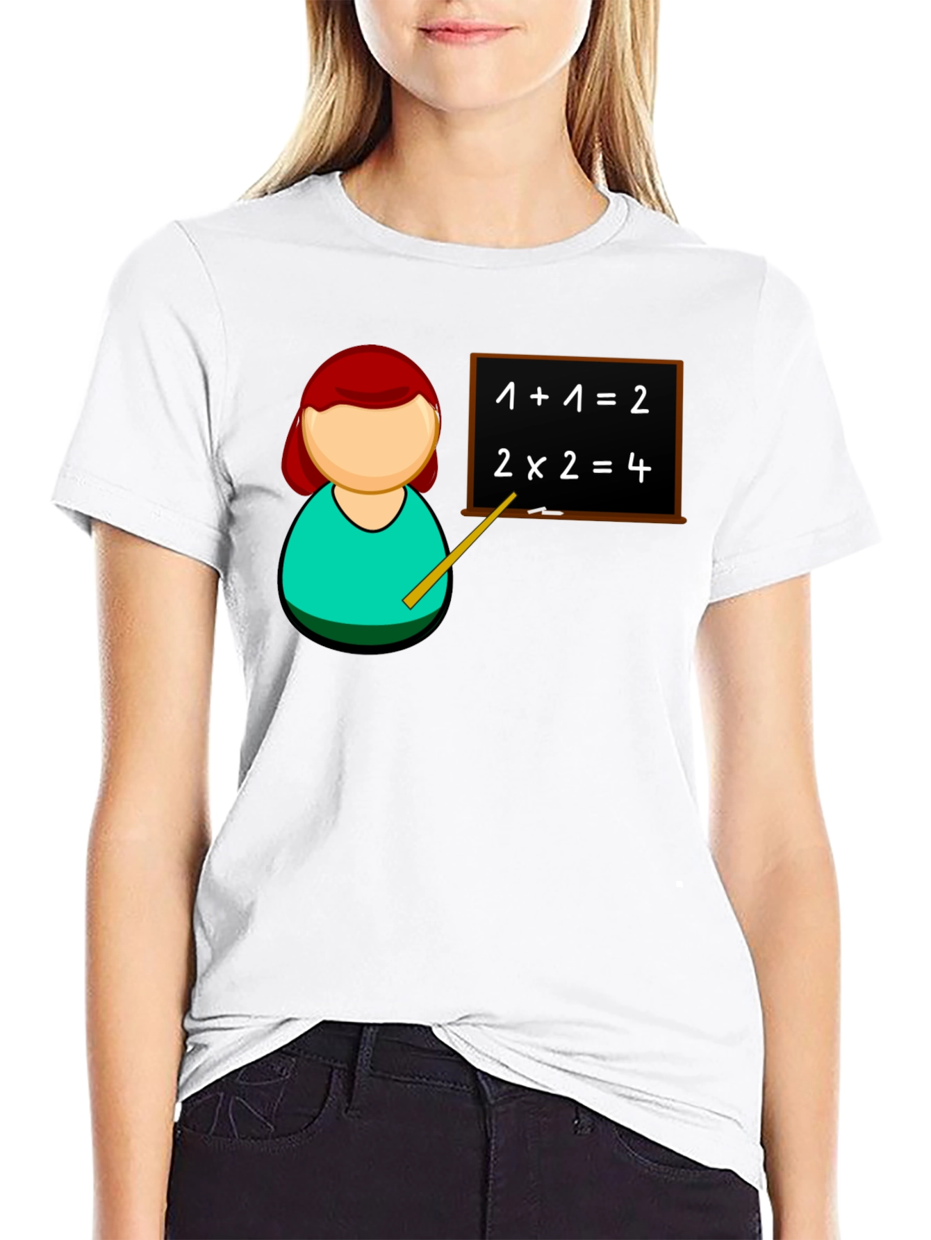 Camiseta Negra Profesor Matemáticas