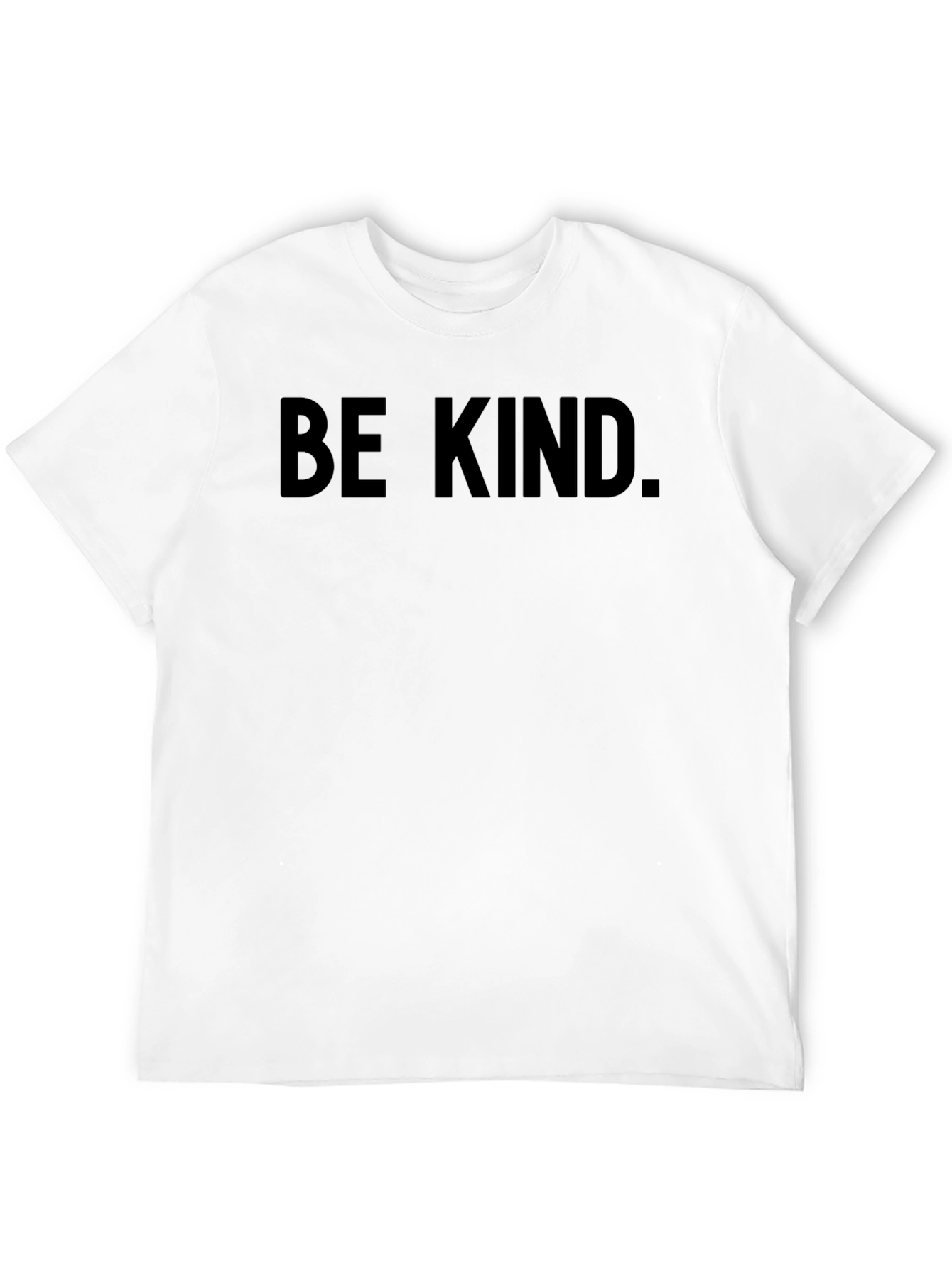 Camiseta Negra Sé Amable para Hombre