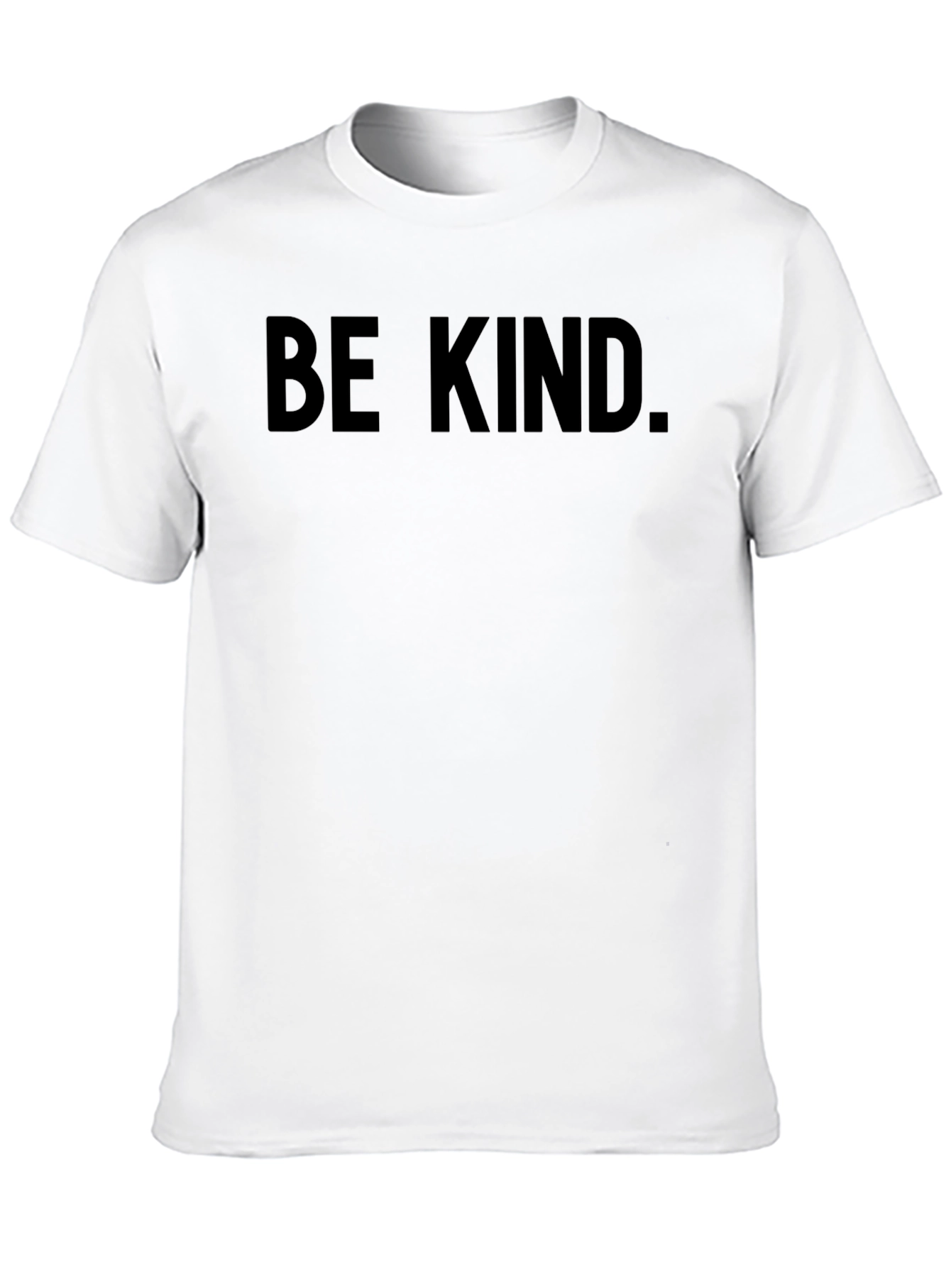 Camiseta Negra Sé Amable para Hombre