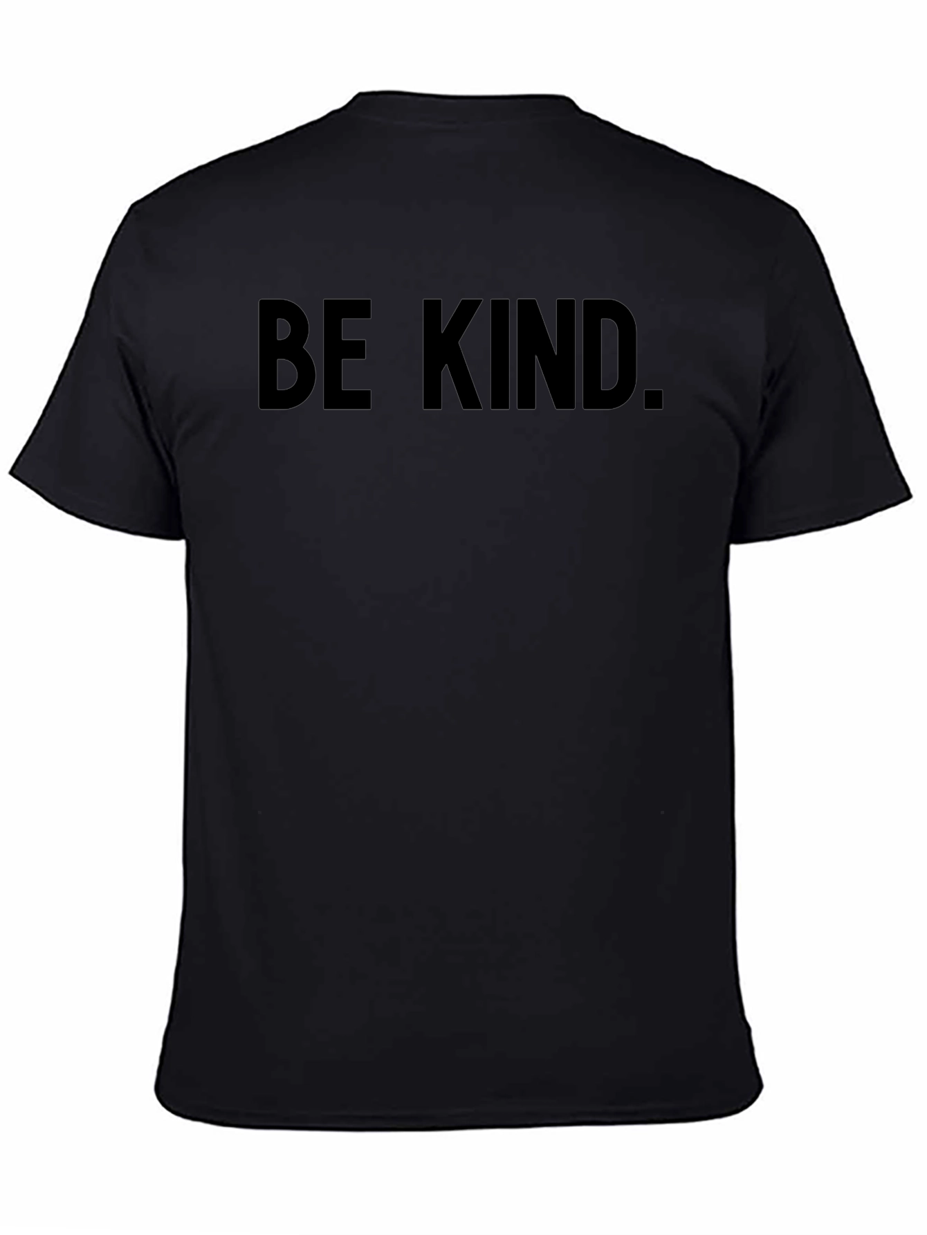 Camiseta Negra Sé Amable para Hombre