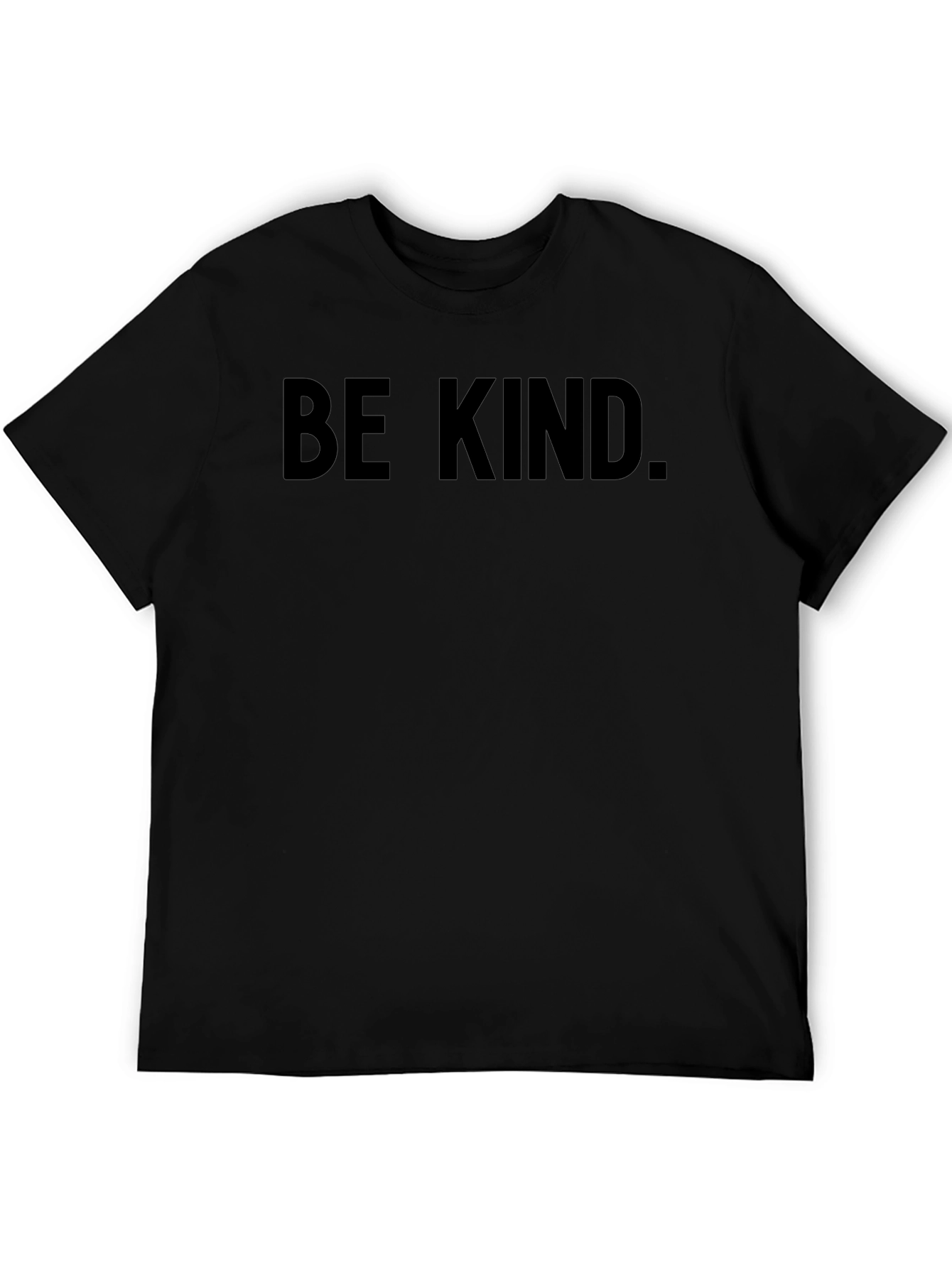 Camiseta Negra Sé Amable para Hombre