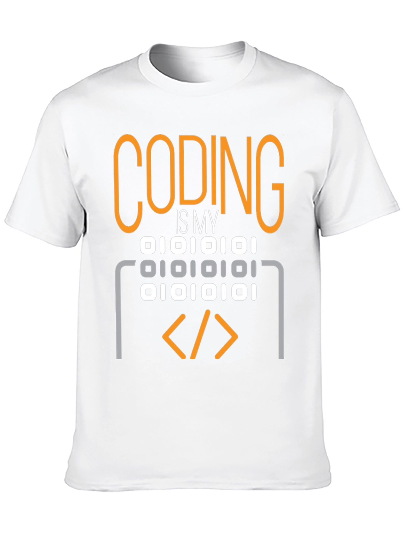 Camiseta Coding is My: Diseño Binario para Programadores