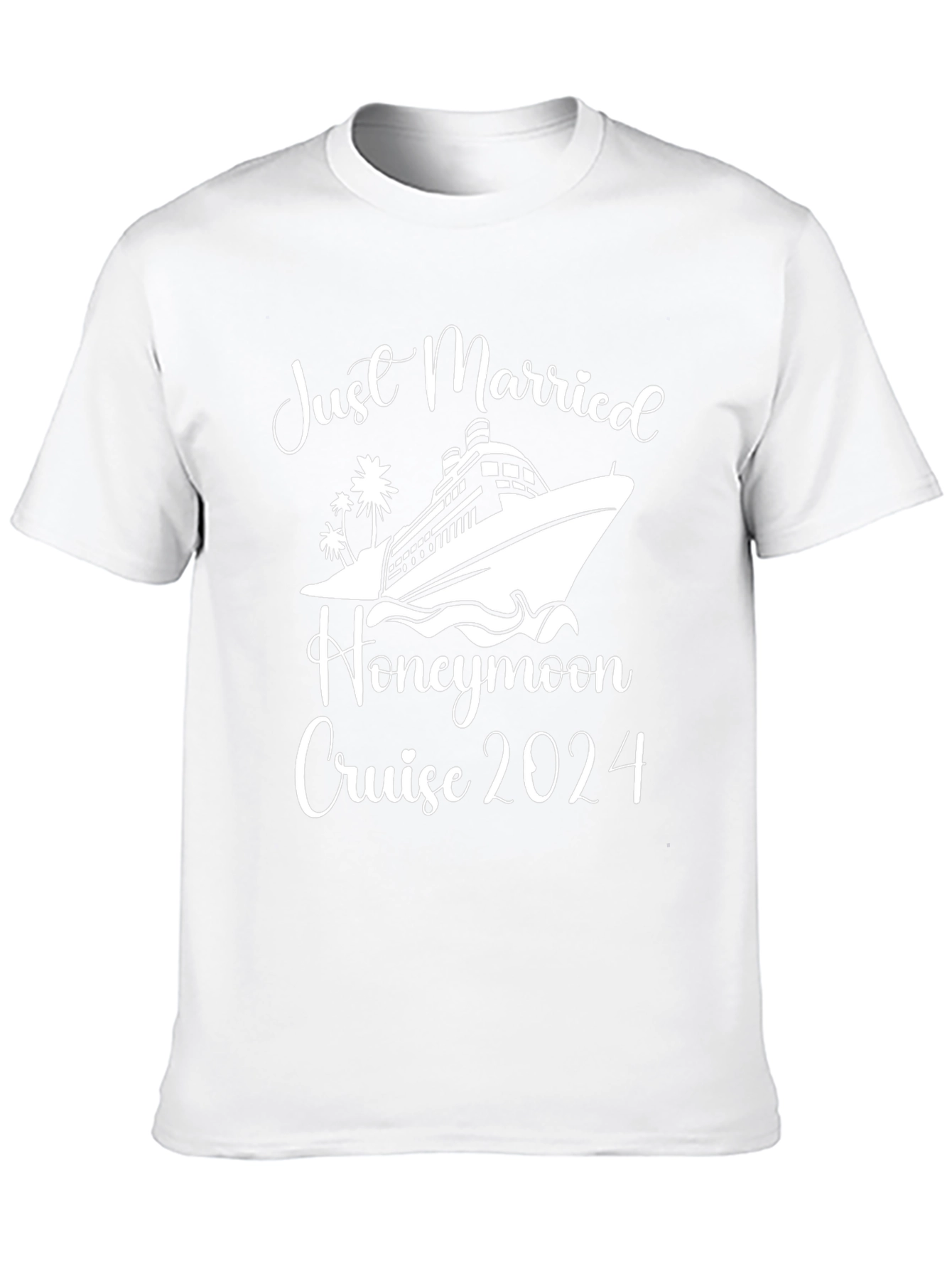 Camiseta Recién Casados Crucero 2024 Negra