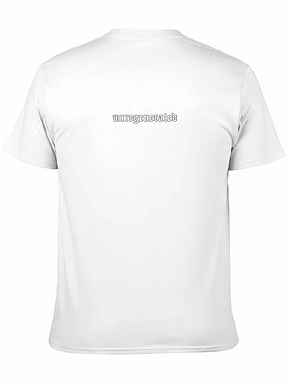 Camiseta Negra Unregenerated Estilo Gótico