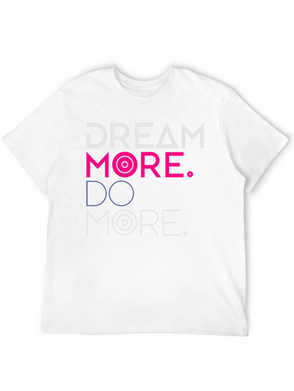 Camiseta Negra Dream More. Do More.