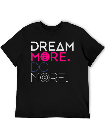 Camiseta Negra Dream More. Do More.