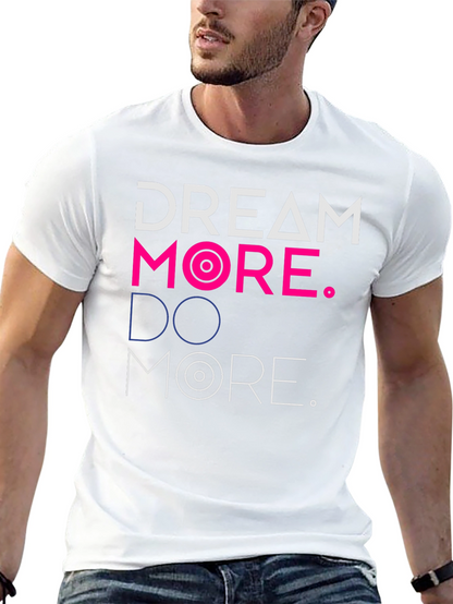 Camiseta Negra Dream More. Do More.