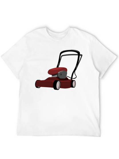 Camiseta Negra con Diseño de Cortacésped