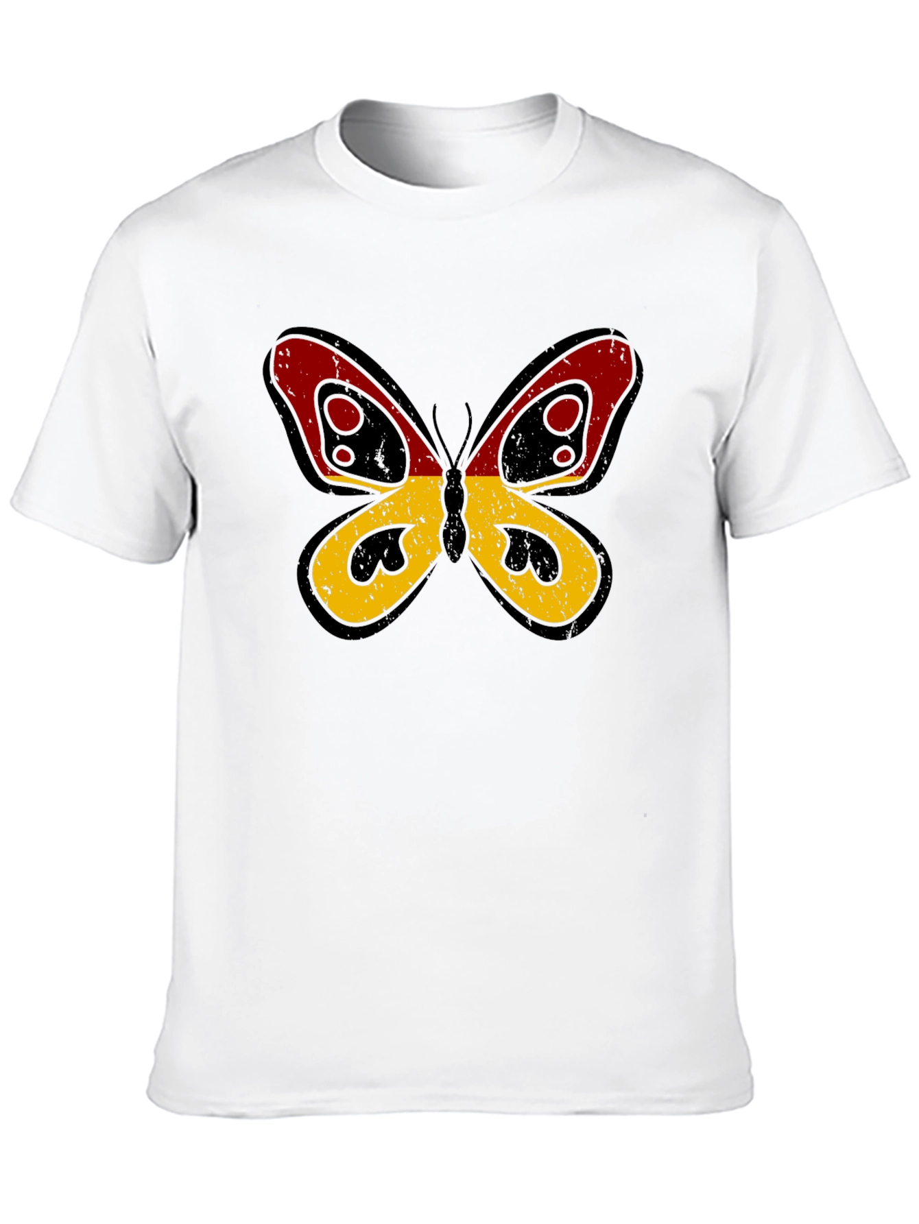 Camiseta Negra con Mariposa Alemania
