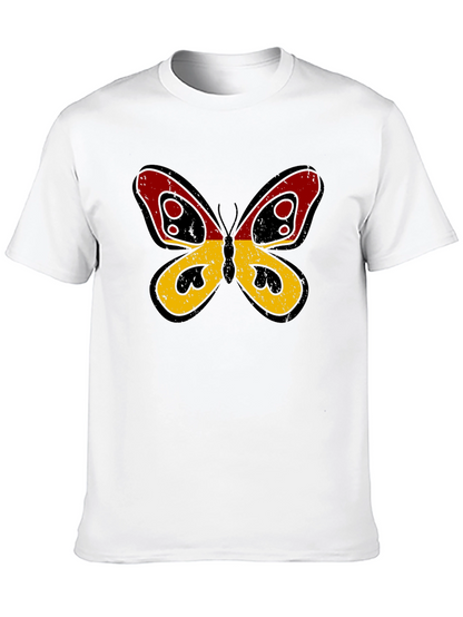 Camiseta Negra con Mariposa Alemania