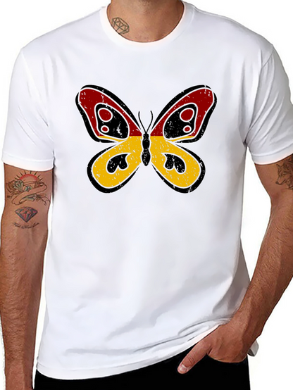 Camiseta Negra con Mariposa Alemania