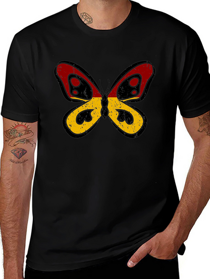 Camiseta Negra con Mariposa Alemania