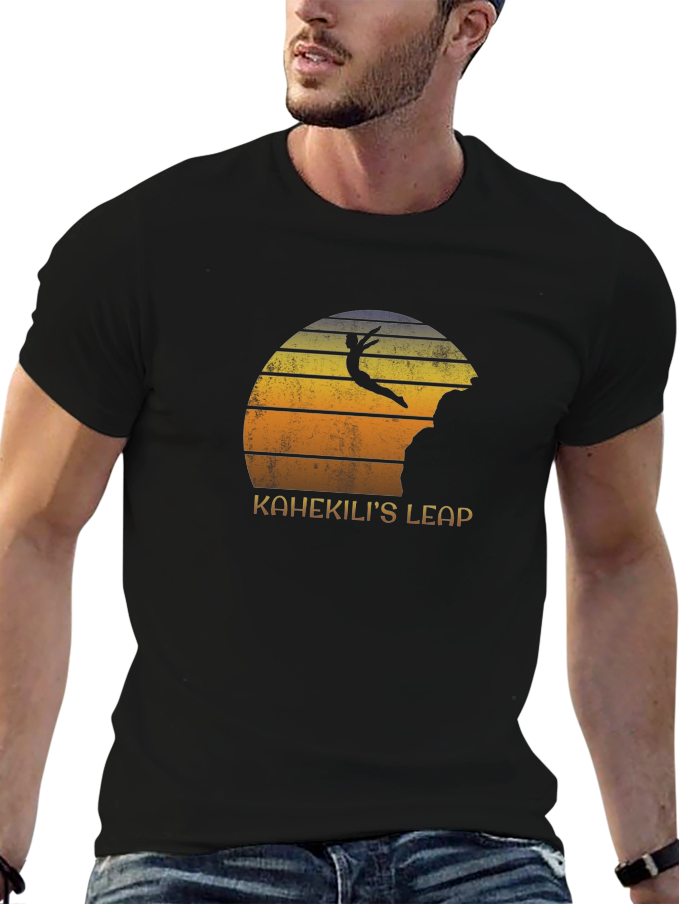 Camiseta Negra: El Salto de Kahekili