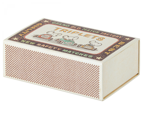 Baby Mice Triplets in Matchbox