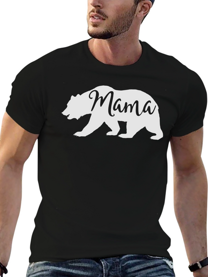 Camiseta Negra Mama Bear
