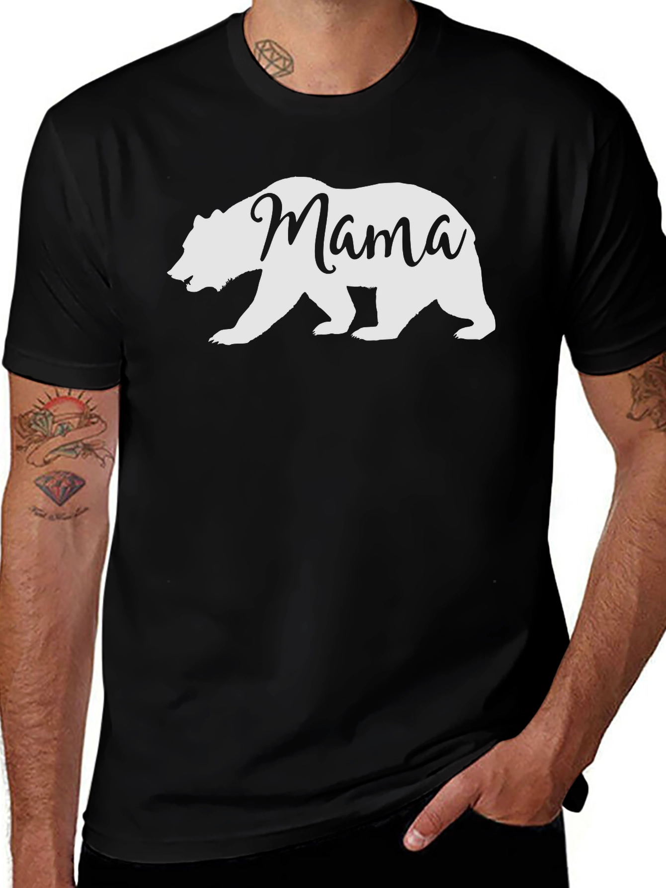 Camiseta Negra Mama Bear