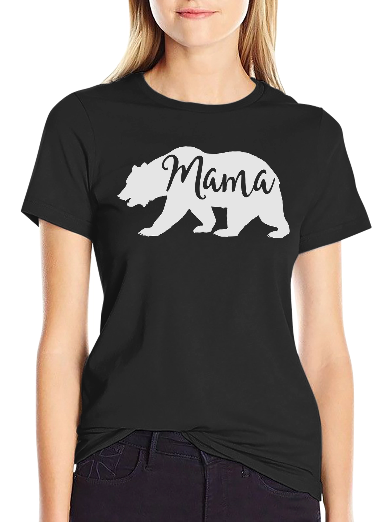 Camiseta Negra Mama Bear