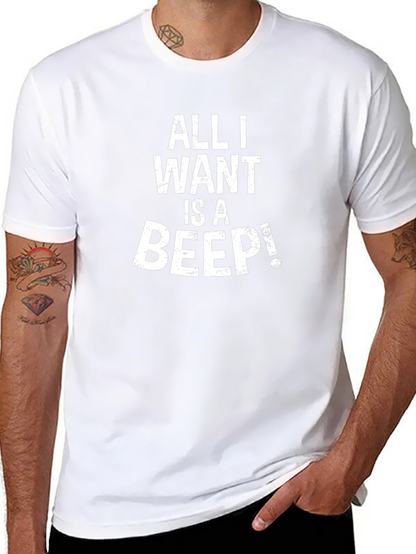 Camiseta Negra All I Want is a Beep!
