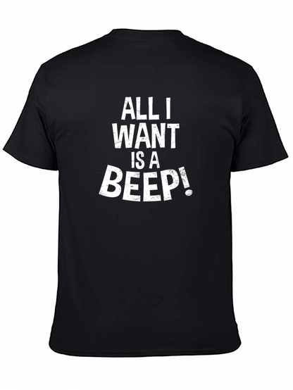 Camiseta Negra All I Want is a Beep!