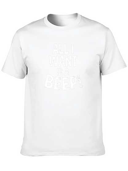 Camiseta Negra All I Want is a Beep!