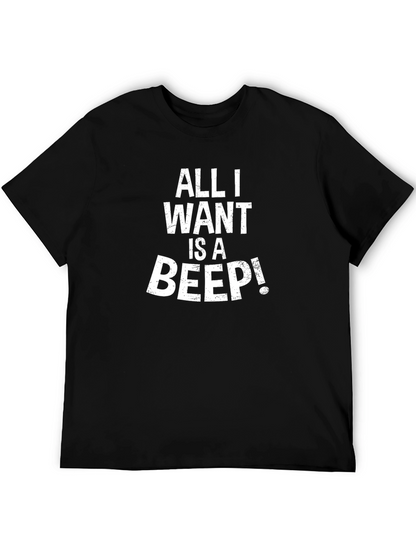 Camiseta Negra All I Want is a Beep!